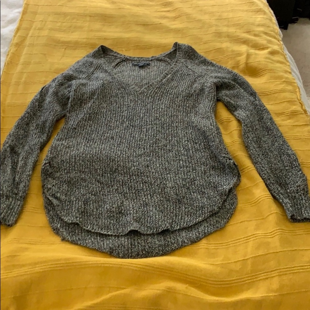 American Eagle open sleeve sweater